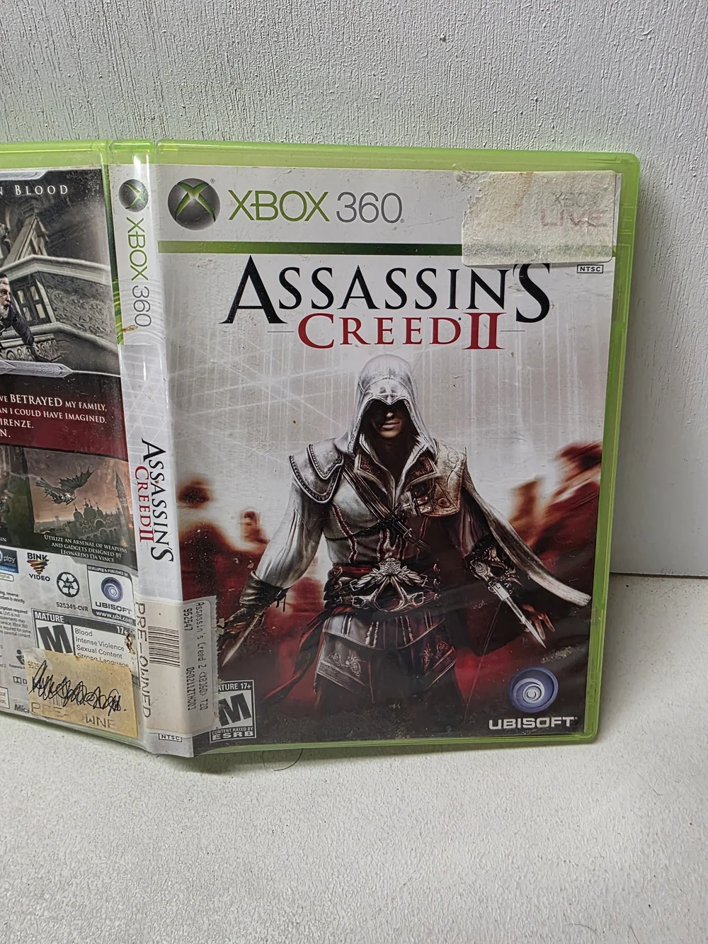Assassin's Creed II Xbox 360 2009 CIB Complete w/ Manual Disc Ubisoft Tested